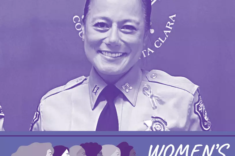 Womens history month graphic scc sheriffs office captain michelle asban